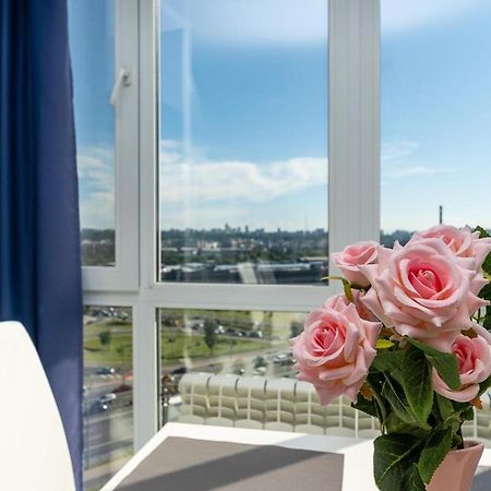 Fashionable Panoramic Apartments Dnieper. Obolon Kyjev Exteriér fotografie